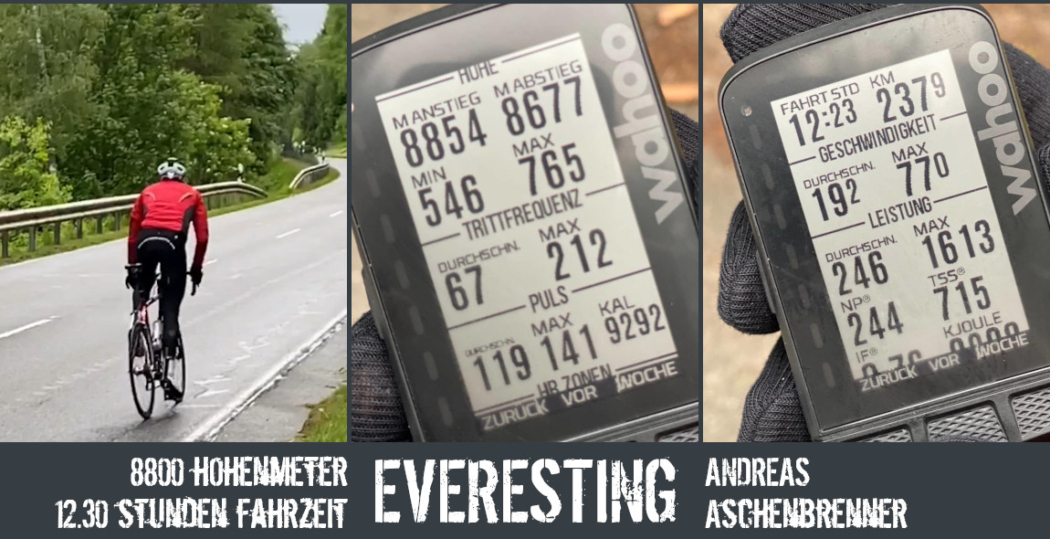 Everesting Love - Triathlet Andreas Aschenbrenner 