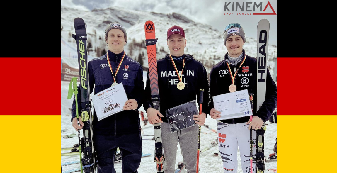 Jonas Stockinger ist Deutscher Meister im Riesenslalom 